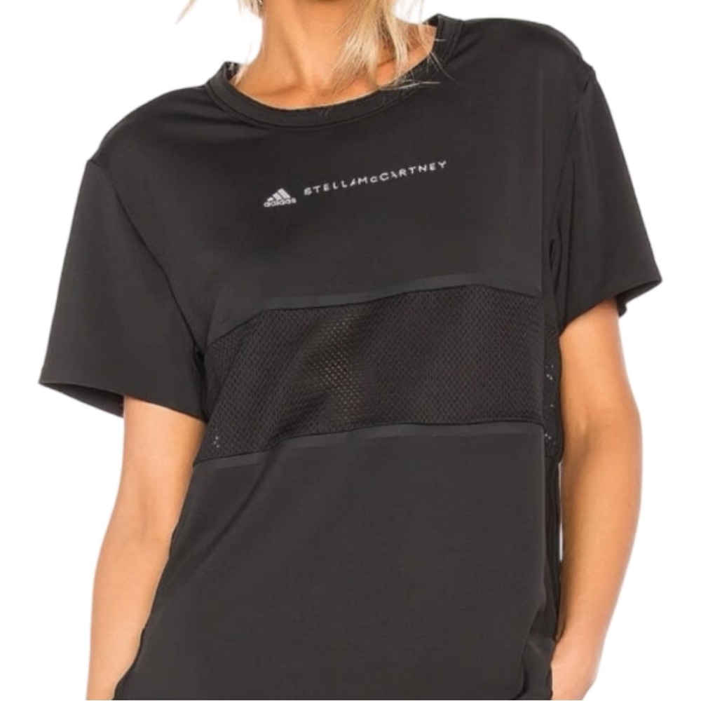 Women’s Adidas by Stella McCartney Run Loose Tee in Black Size Small NWOT - Picture 4 of 12